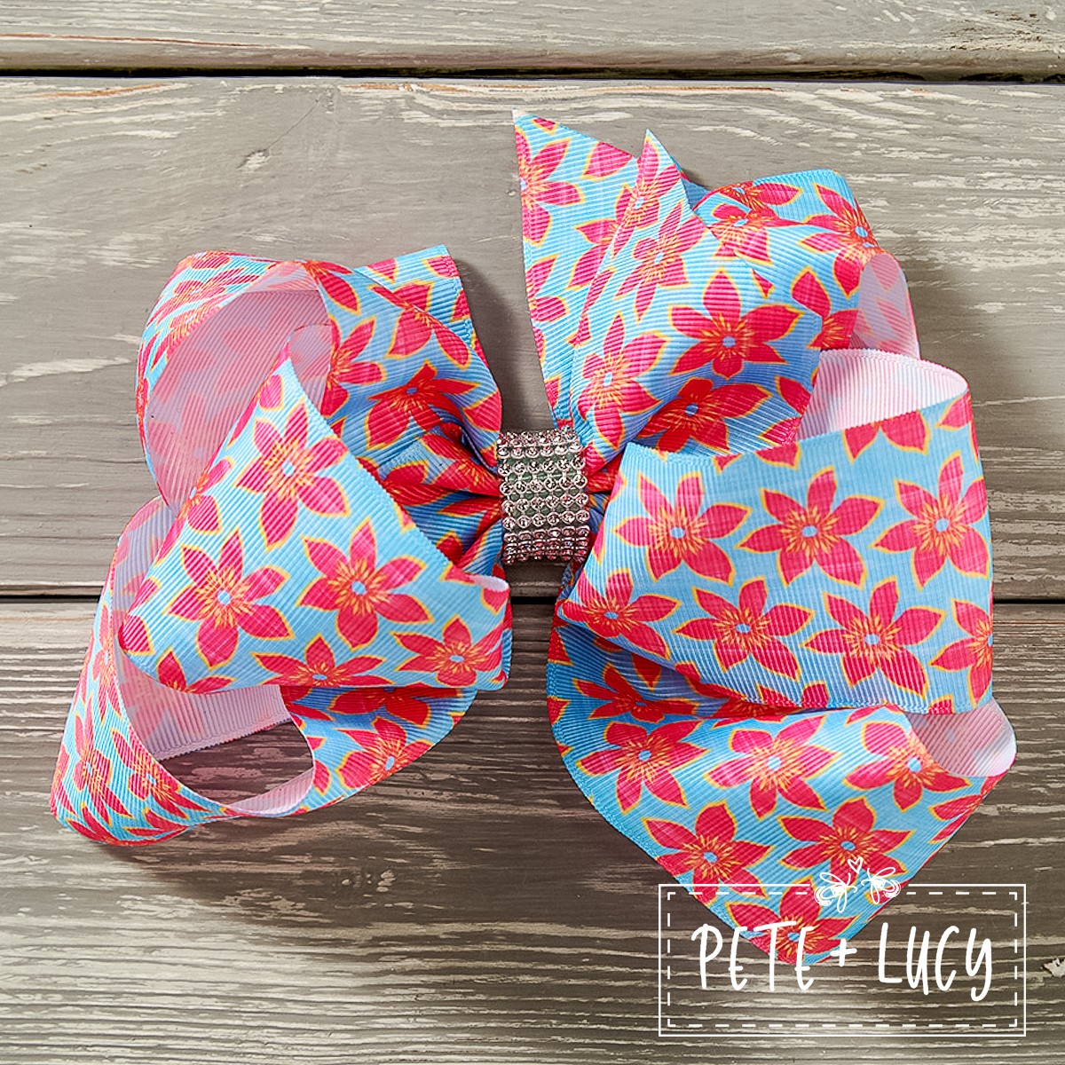 Happy Hibiscus - Deluxe Bow