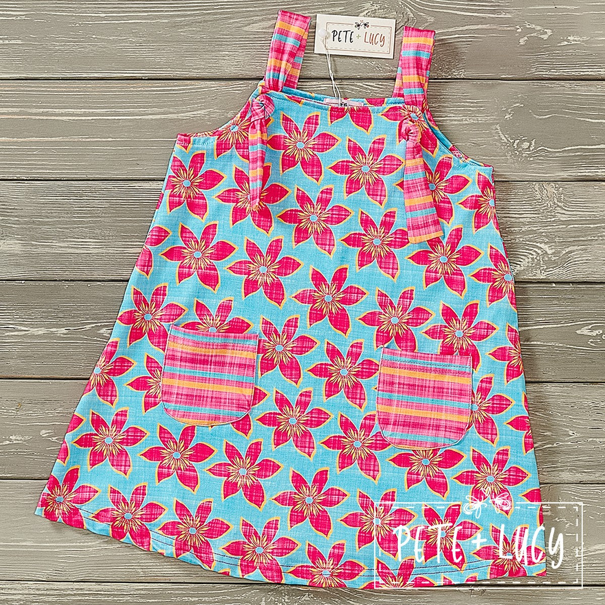 Happy Hibiscus - Girl Dress