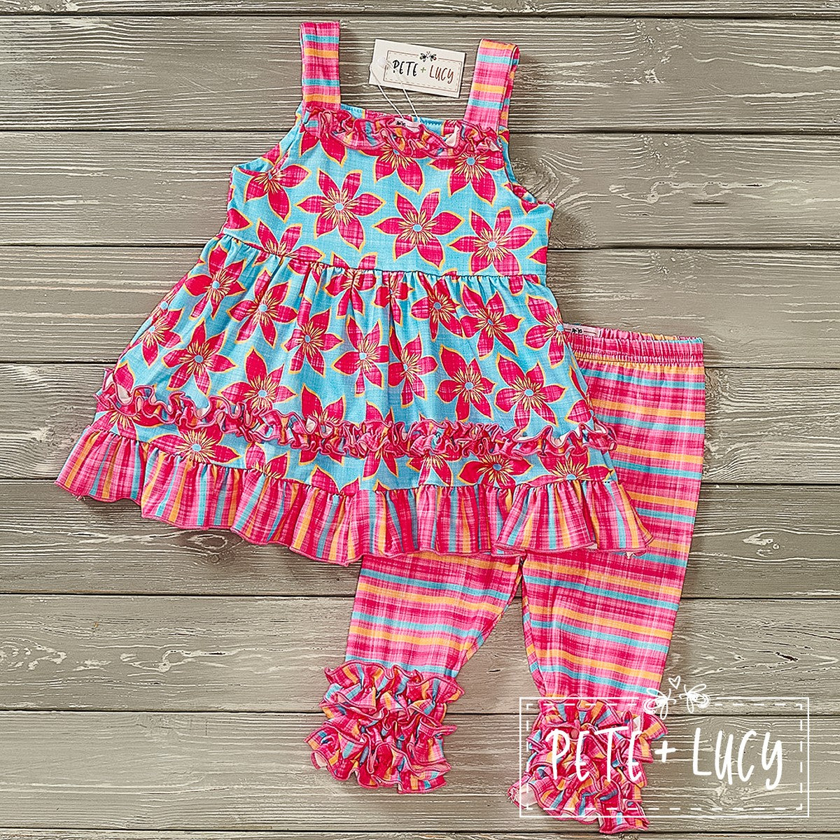 Happy Hibiscus - Capri Set