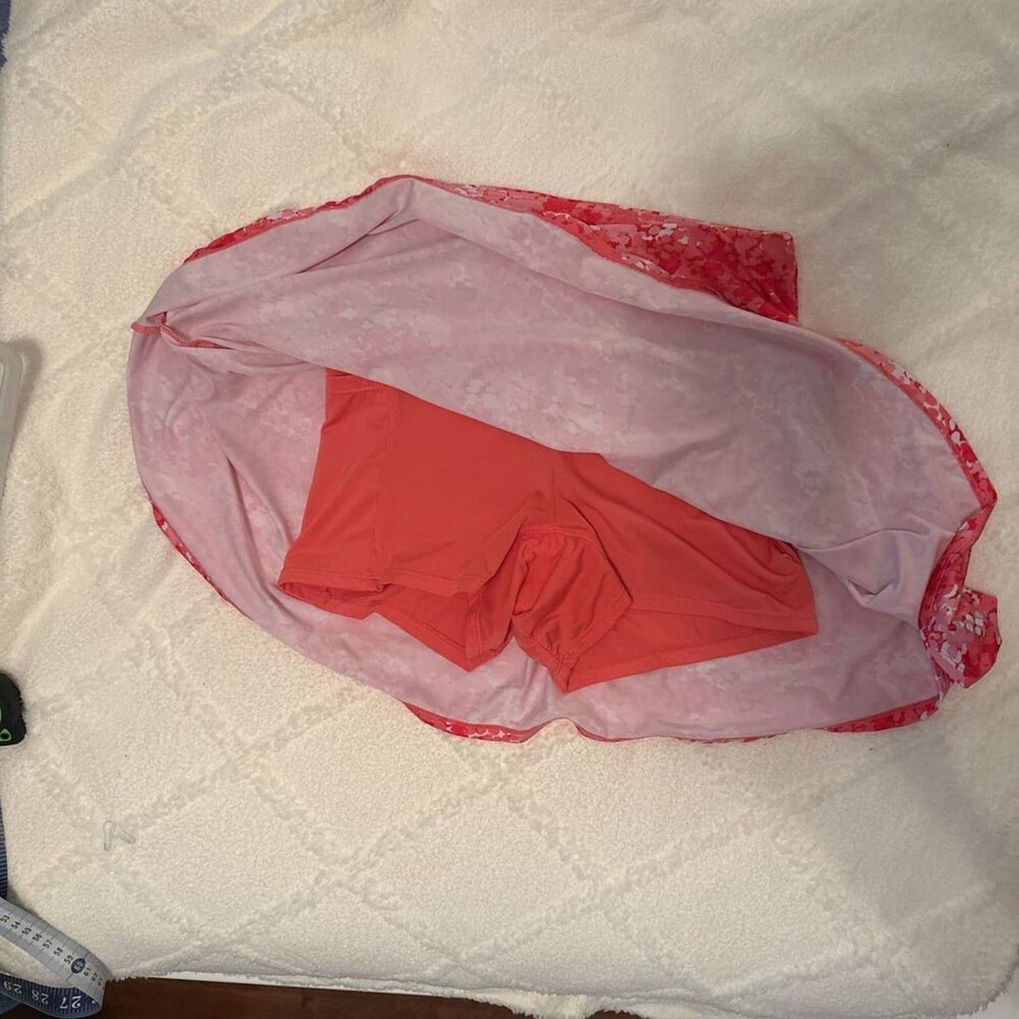 bcg hot pink coral club sport skort size s womens...