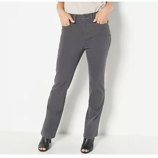 Belle by Kim Gravel Flexible Jeans NWOT Size 16 Graphite